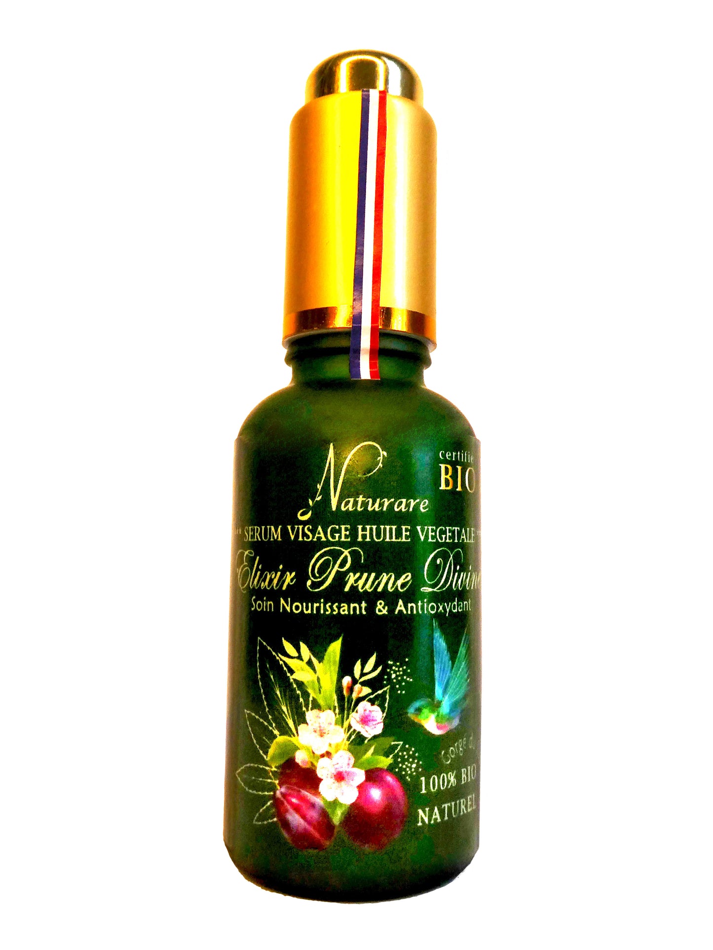 Organic Divin Plum Elixir Vegetable Oil Serum Food Dietary Supplement, 30 ml