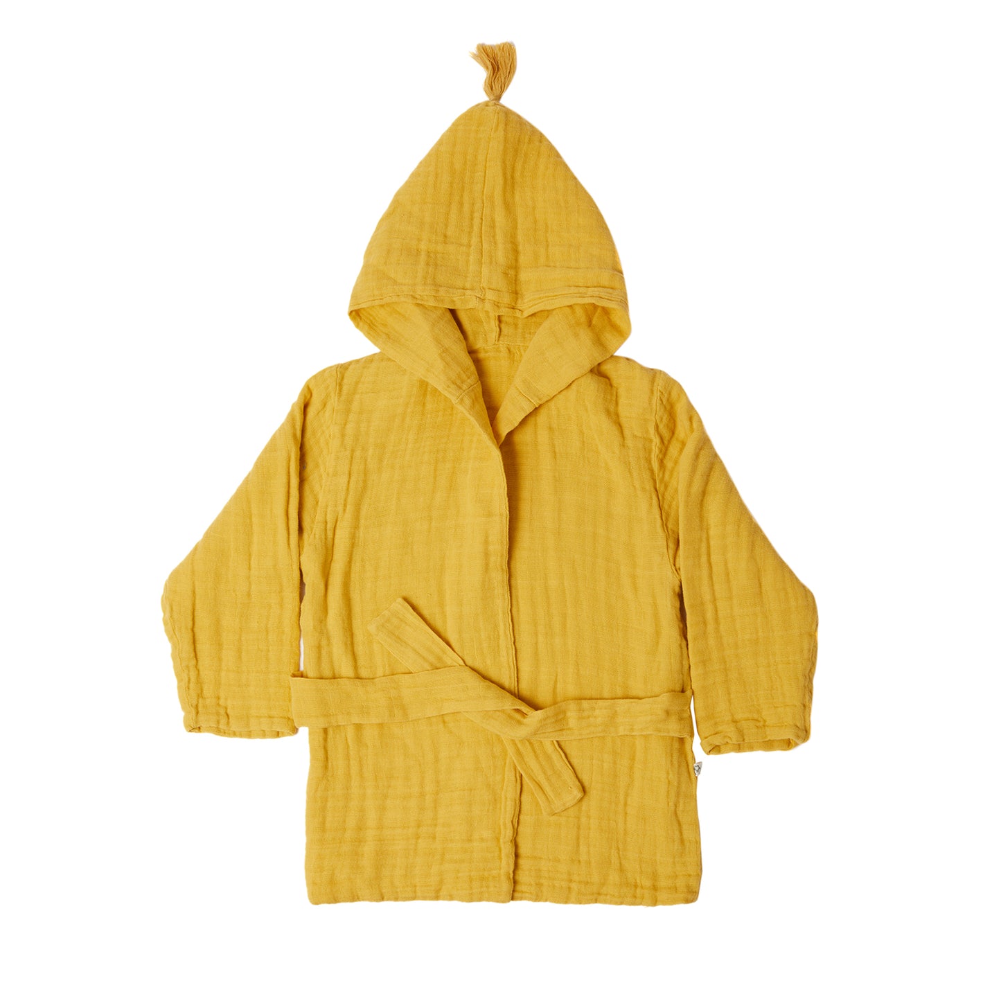 OrganicEra Muslin-badekåpe, Sennepsgul
