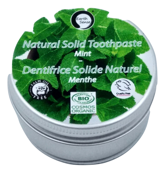 Pasta de Dientes Sólida Natural Orgánica Certificada - Uso Diario