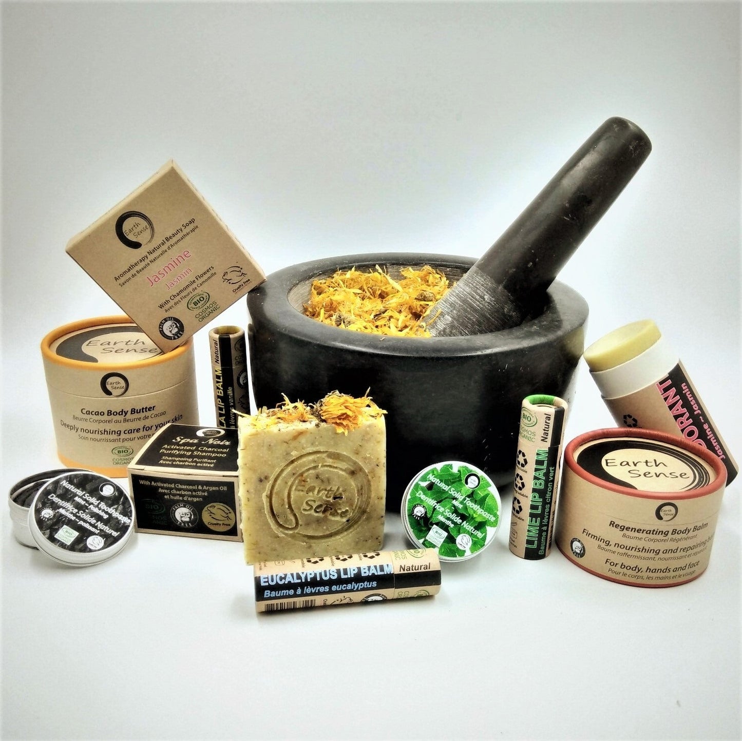 Trio Hair Care Pack - Organic Solid Shampoo, Organic Concentrated Hair