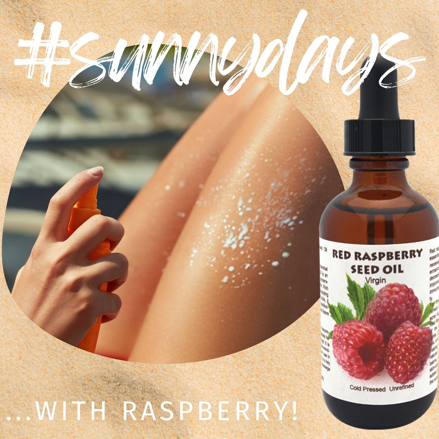 Röd hallonfröolja (ekologisk, kallpressad, oraffinerad)