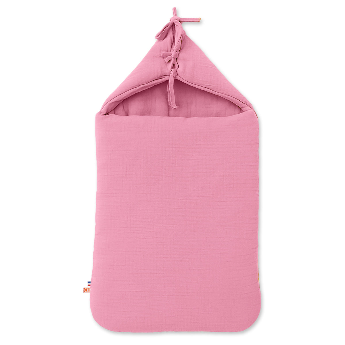 Sac Bourse en Coton Biologique - Rose