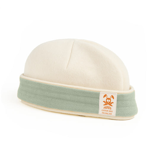 Gorro Para Recién Nacido en Algodón Orgánico - Verde