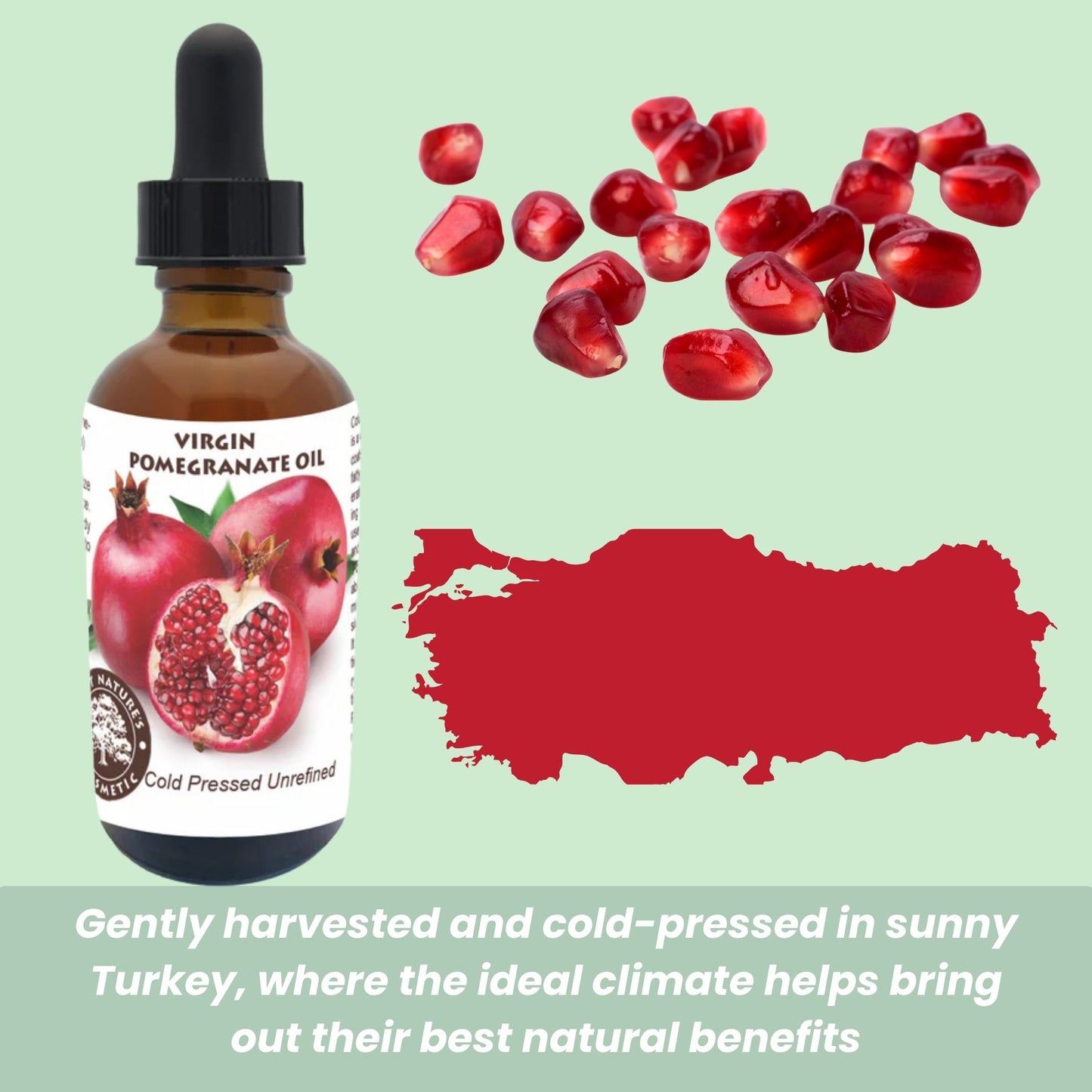 Pomegranate Oil (organic, cold pressed, unrefined)