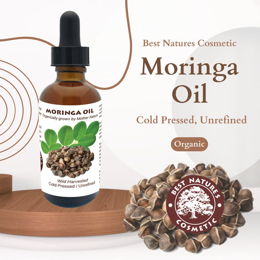 Moringafröolja (ekologisk, kallpressad, oraffinerad)