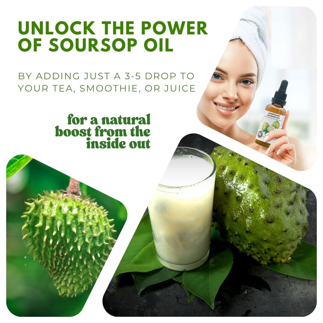 Soursop Graviola Guanabana  Oil (organic, cold pressed, unrefined)