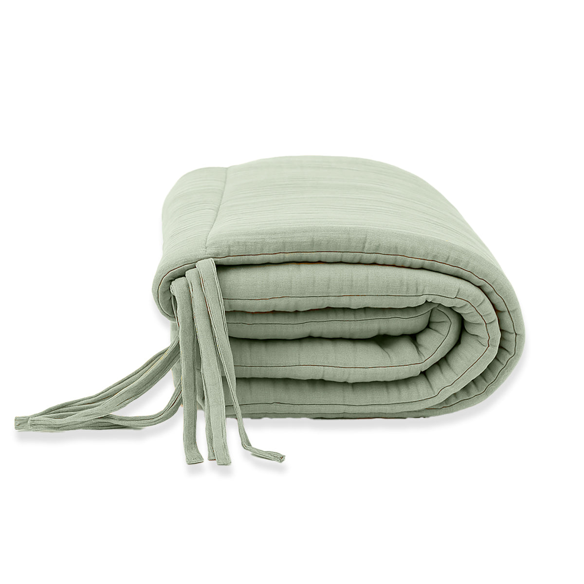 Protector Para Cuna De Algodón Orgánico - Verde