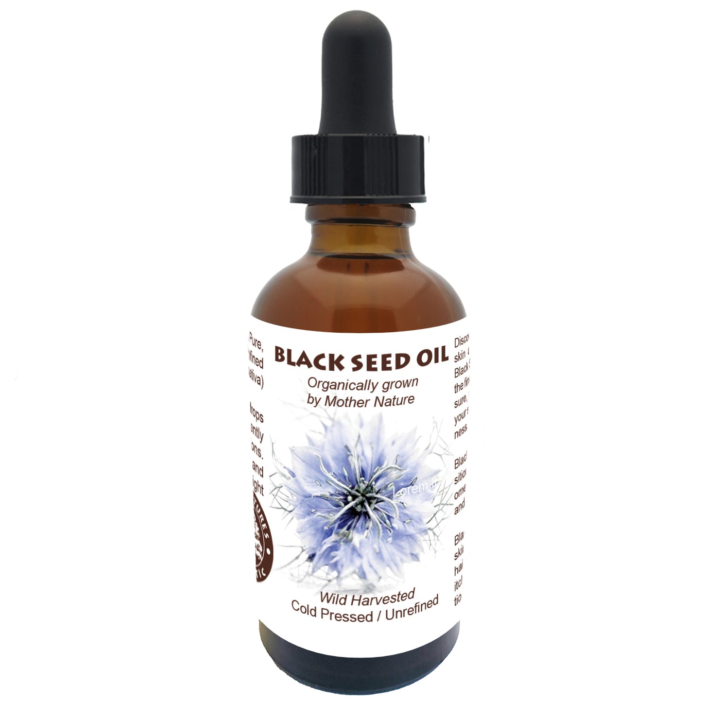 Black Seed Oil (organic, cold pressed, unrefined)