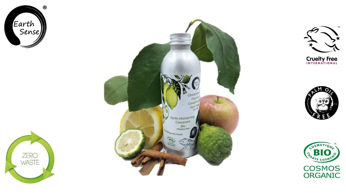 Trio Hair Care Pack - Organic Solid Shampoo, Organic Concentrated Hair