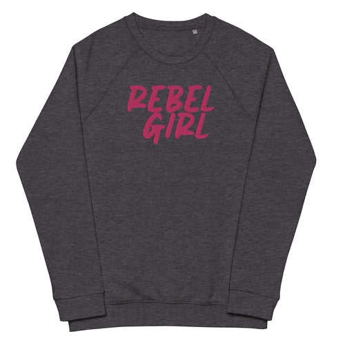 Rebel Girl Unisex Bio Raglan-Sweatshirt Bio-Bekleidung mit